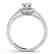 0.75 CTW Certified VS/SI Diamond Solitaire Halo Ring - 2