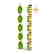 6 CTW Peridot & VS/SI Diamond Tennis Earrings Yellow - 2
