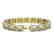 16.86 CTW Opal & Diamond Halo Bracelet 10K Yellow Gold - 2