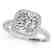 0.6 CTW Certified VS/SI Cushion Diamond Solitaire Halo