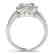0.6 CTW Certified VS/SI Cushion Diamond Solitaire Halo - 2