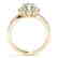 1.09 CTW Certified VS/SI Diamond Solitaire Halo Ring - 2