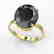 9 CTW Black VS/SI Diamond Designer Engagement Ring 18K - 2