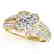 2.05 CTW Certified VS/SI Diamond Solitaire Halo Ring