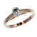 0.50 CTW Certified VS/SI Quality Oval Diamond - 2
