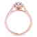 0.8 CTW Certified VS/SI Diamond Solitaire Halo Ring 14K - 2