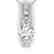 1.5 CTW Certified VS/SI Diamond Art Deco Stud Necklace