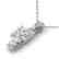 1.5 CTW Certified VS/SI Diamond Art Deco Stud Necklace - 2