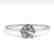 0.50 CTW VS/SI Diamond Art Deco Ring 14K White Gold