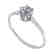 0.50 CTW VS/SI Diamond Art Deco Ring 14K White Gold - 2