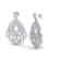 3 CTW Micro Pave VS/SI Diamond Earrings Designer 18K - 2