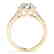 1.35 CTW Certified VS/SI Diamond Solitaire Halo Ring - 2