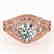 1.12 CTW Certified VS/SI Diamond Solitaire Antique Ring