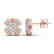 0.54 CTW Micro Pave VS/SI Diamond Earrings 14K Rose - 2