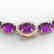 45.25 CTW Amethyst & VS/SI Diamond Tennis Micro Pave