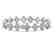 11.7 CTW Princess Cut Diamond Designer Bracelet 18K - 2