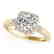 1.5 CTW Certified VS/SI Diamond Solitaire Halo Ring 14K