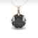 2.0 CTW Black VS/SI Diamond Solitaire Necklace 14K Rose - 2