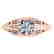 1 CTW Solitaire Certified VS/SI Diamond Ring 18K Rose