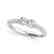 0.85 CTW Certified VS/SI Diamond 2 Stone 2 Stone Ring - 2