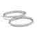 8 CTW Diamond VS/SI Certified 32 Mm Hoop Earrings 14K