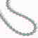 35.13 CTW Swiss Topaz & Diamond Halo Necklace 10K Rose - 2