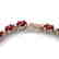 33 CTW Garnet & VS/SI Diamond Eternity Tennis Necklace