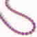50.99 CTW Amethyst & Diamond Halo Necklace 10K Rose - 2