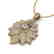 3 CTW Micro Pave VS/SI Diamond Designer Necklace 18K