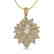 3 CTW Micro Pave VS/SI Diamond Designer Necklace 18K - 2