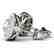 1 CTW Diamond Solitaire VS/SI Certified Halo 14K White
