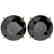 5 CTW Fancy Black VS Diamond Solitaire Stud Earrings