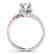 0.85 CTW Certified VS/SI Diamond Bypass Solitaire Ring - 2