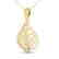 1.25 CTW Micro Pave VS/SI Diamond Necklace Designer 18K - 2