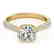 1.5 CTW Certified VS/SI Diamond Solitaire Halo Ring 14K