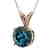1.04 CTW Certified Intense Blue SI Diamond Solitaire - 2