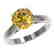 2.50 CTW Certified Intense Yellow SI Diamond Solitaire - 2