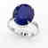 9 CTW Sapphire Designer Solitaire Engagement Ring 18K - 2
