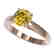 1.50 CTW Certified Intense Yellow SI Diamond Solitaire
