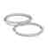 1.5 CTW Diamond VS/SI Certified 20 Mm Hoop Earrings 14K
