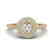 0.70 CTW Micro Pave VS/SI Diamond Designer Ring 18K