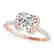 1.33 CTW Certified VS/SI Diamond Solitaire Halo Ring - 2