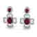 9.26 CTW Ruby & Micro Pave Designer VS/SI Diamond