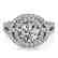 1.75 CTW Certified VS/SI Diamond Solitaire Halo Ring