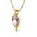 0.31 CTW VS/SI Diamond With White Pearl Necklace 14K - 2