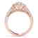 0.9 CTW Certified VS/SI Diamond Solitaire Halo Ring 14K - 2