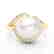 0.27 CTW VS/SI Diamond & Pearl Designer Ring 18K Yellow