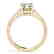 0.7 CTW Certified VS/SI Diamond Solitaire Antique Ring - 2