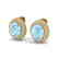 8 CTW Aquamarine & Micro Pave VS/SI Diamond Earrings