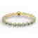 15.25 CTW Aquamarine & VS/SI Diamond Eternity Tennis - 2
